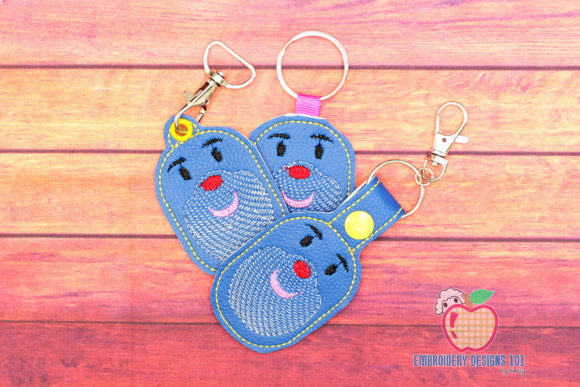 Comic Mole Keyfob Keychain ITH