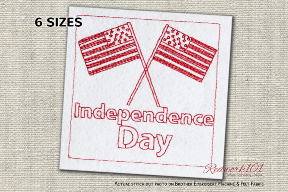 Crossed Flags of USA