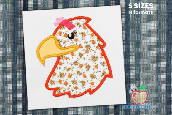 Eagle Girl Applique