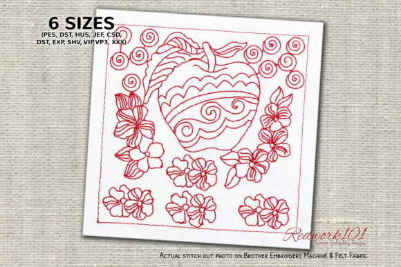 Floral Apple Design