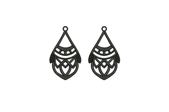 Gray Colored Earrings