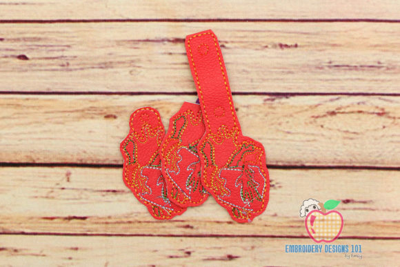 Heart Shape Keyfob Keychain ITH