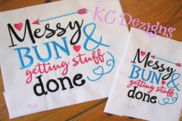 Messy Bun Getting Things Done Design