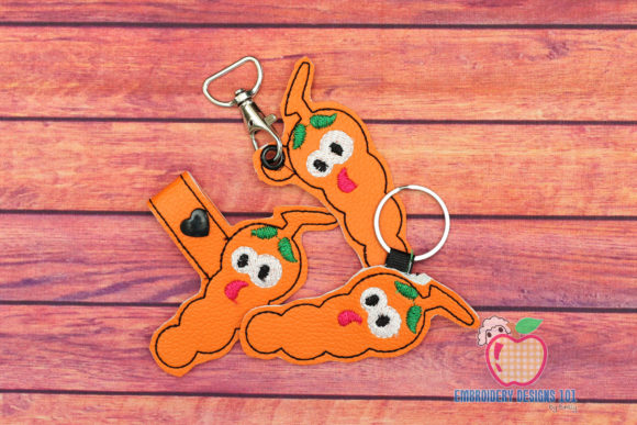 Sweet Tamarind in the Hoop Keyfob